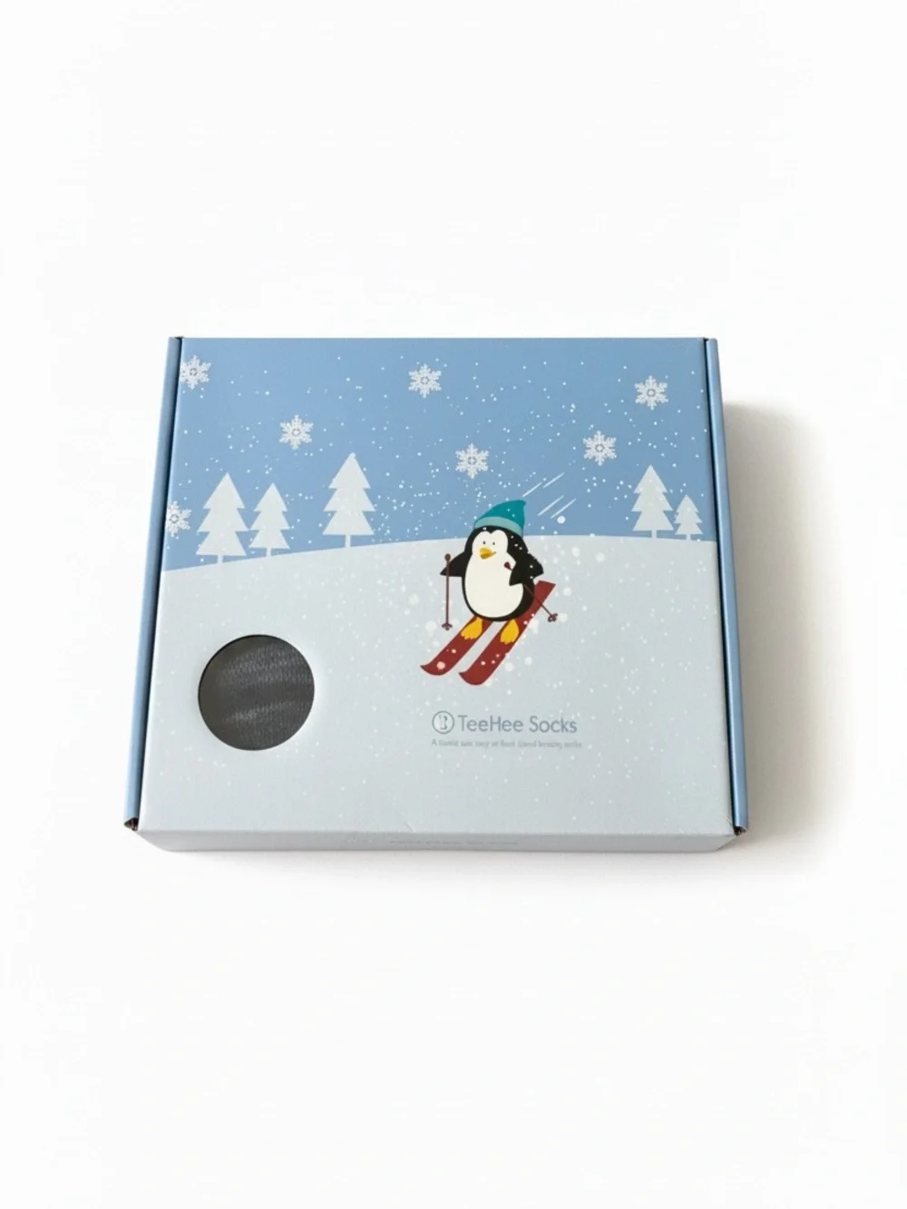 TeeHee Winter Holiday 9-Pack Gift Box Cozy Nordic Fair Isle Boot Socks Size 4-10